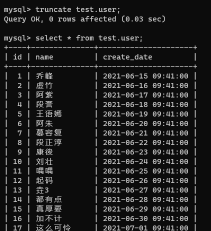 数据库成功插入