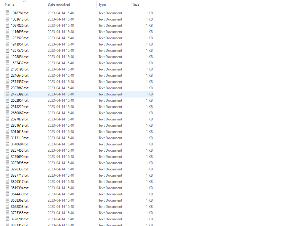 需要命名的文件们